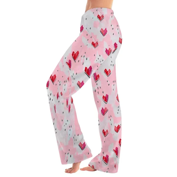 Women Winter Plaid Pants Full Length Long Trousers Sports Pants - Image 37