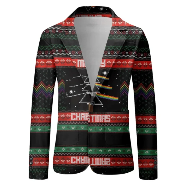 Unisex Winter Christmas Prints Suit Jackets Unisex Casual Fashion Button Jackets - Image 20