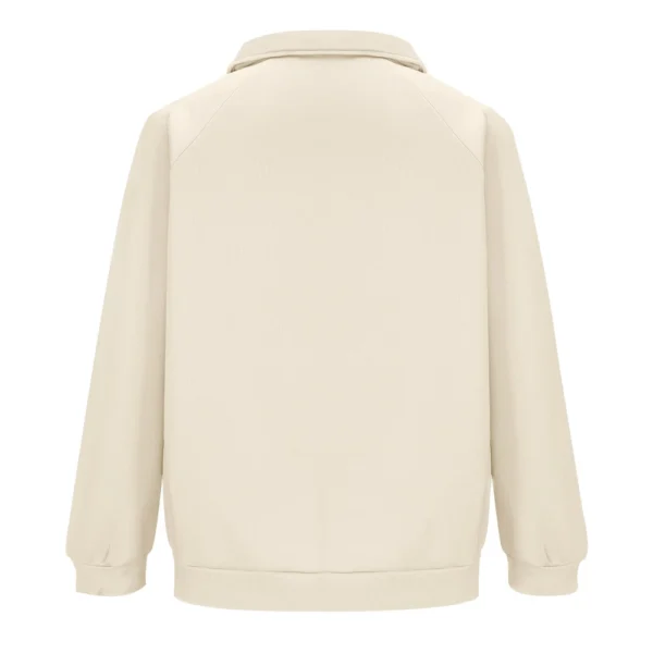 Sports Casual Hoodie Long Sleeve 1/4 Zip Coat For Men - Image 10