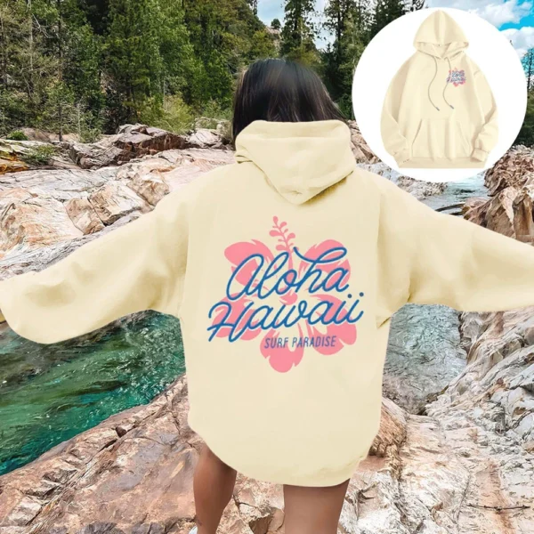 Women's Fashion Lightweight Long Sleeve with Pockets Pullover Hoodies - Image 22