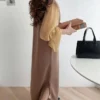Loose splicing dress long dress - Image 14