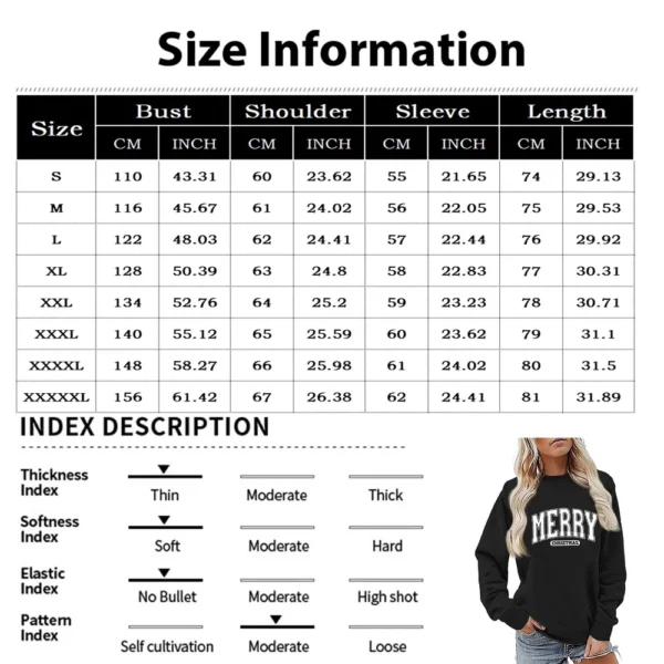 Women's Fashion Casual Round Neck Loose Long Sleeve Solid Color Sweatshirt - Image 18