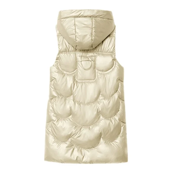 Women's Fashion  Winter Disposable Cotton Vest Mid-length Versatile Slim Fit - Image 7
