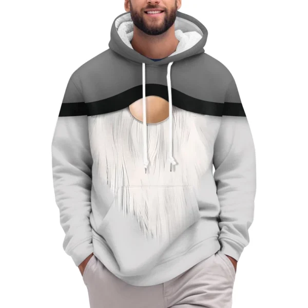 Hooded Sports Tracksuit Unisex Running Outfits Long Sleeve Pullover Hoodies - Image 5