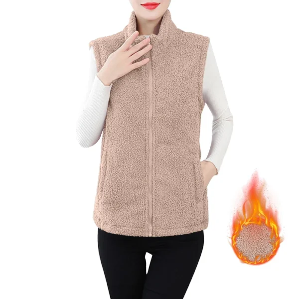 Women's Fall And Winter Temperament Lamb's Wool Thickened And Padded Warm Plus - Image 20