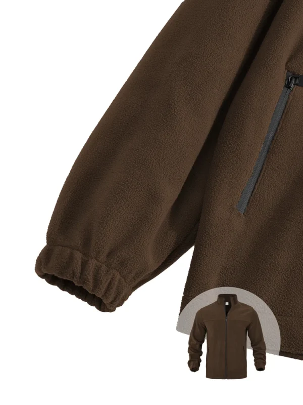 Men's jacket zipper collar jacket - Image 15