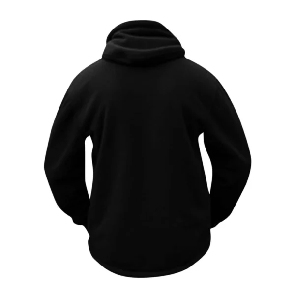 Men's Outdoor Warm Bladder Fleece Cold Proof Charge Coat Hood Jacket - Image 7