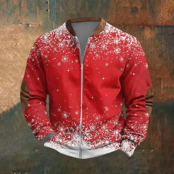 Men's Retro Casual Gradient Printed Sweatshirt - Image 19
