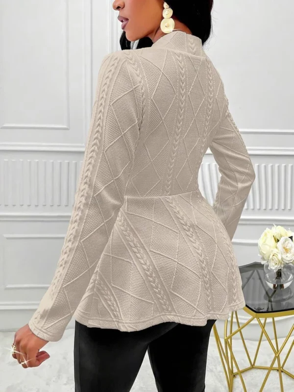 Black suit long sleeve jacket women - Image 14