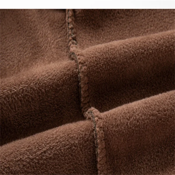 Men's Cashmere Fall And Winter Knit Cardigan Middle-aged Casual Warm Solid - Image 6