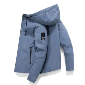 Warm and fleece thick hooded jacket for men