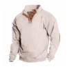 Spring And  Men's Standing Collar Sweatshirt Is Outdoor Casual Sweaters Tops - Image 13