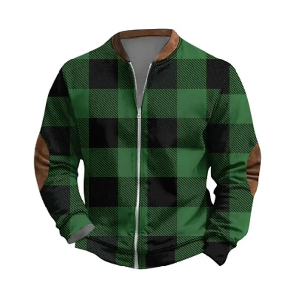 Men's Retro Casual Gradient Printed Sweatshirt - Image 4