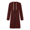 Women's Zip Up Hoodies Oversized Fleece Long Sleeve Sweatshirts Jacket Coat - Image 9