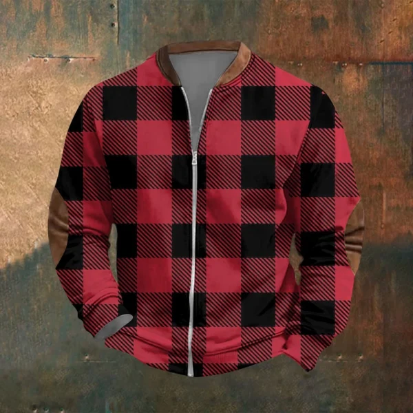 Men's Retro Casual Gradient Printed Sweatshirt - Image 13