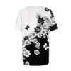 Women's Casual Fashion Printed Loose Daily Round Neck Short Sleeved T-Shirt - Image 11
