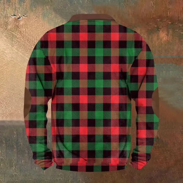 Men'S Retro Casual Sportswear With Open Zipper Sweatshirt Jacket - Image 9