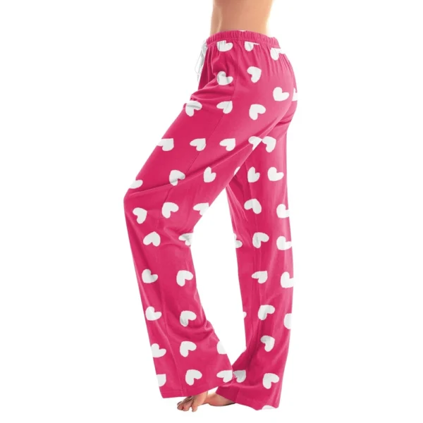 Women's Allover Printed Home Pants Sleeping Pajama Pants Long Pants Pajama - Image 22