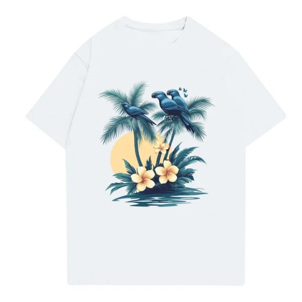 Men's Stand Collar Short Sleeve Shirt Loose Leisure Holiday Shirt Man - Image 30