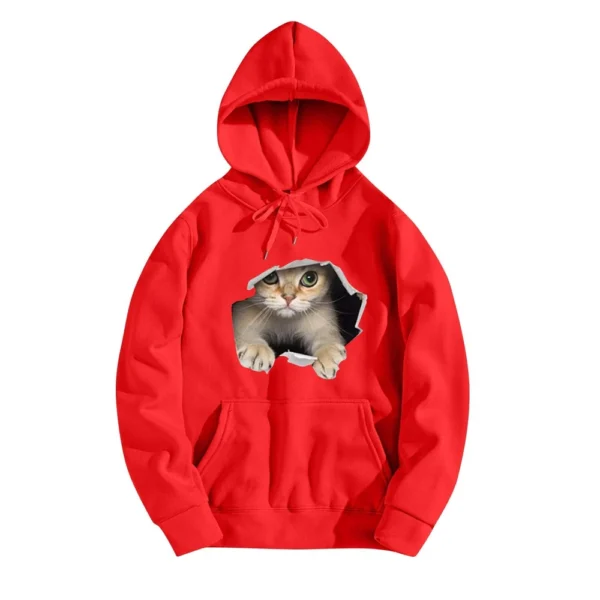 Womens Oversized Fleece Sweatshirts Long Sleeve Sweaters Pullover Fall Outfits - Image 2