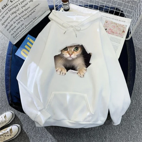 Womens Oversized Fleece Sweatshirts Long Sleeve Sweaters Pullover Fall Outfits - Image 43