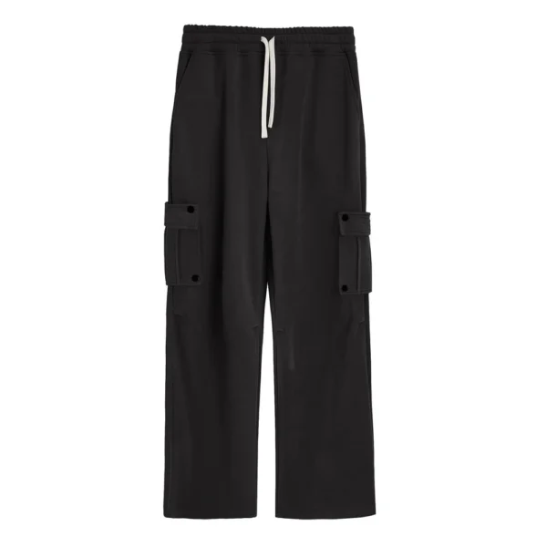 Men's Casual Sports Pants Loose Long Panel Fitness Running Training Sweatpants - Image 9