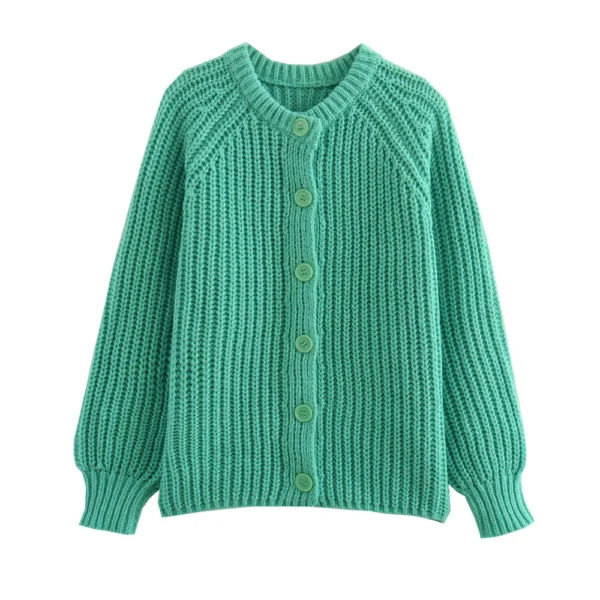 Women's casual crew-neck long-sleeved sweater - Image 6