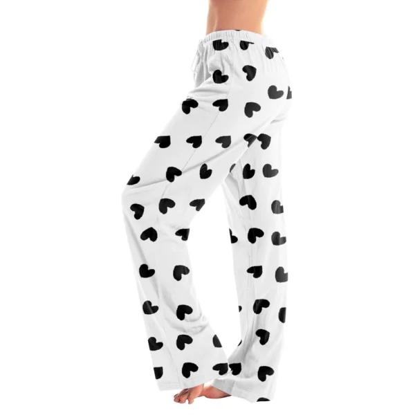 Women's Allover Printed Home Pants Sleeping Pajama Pants Long Pants Pajama - Image 25