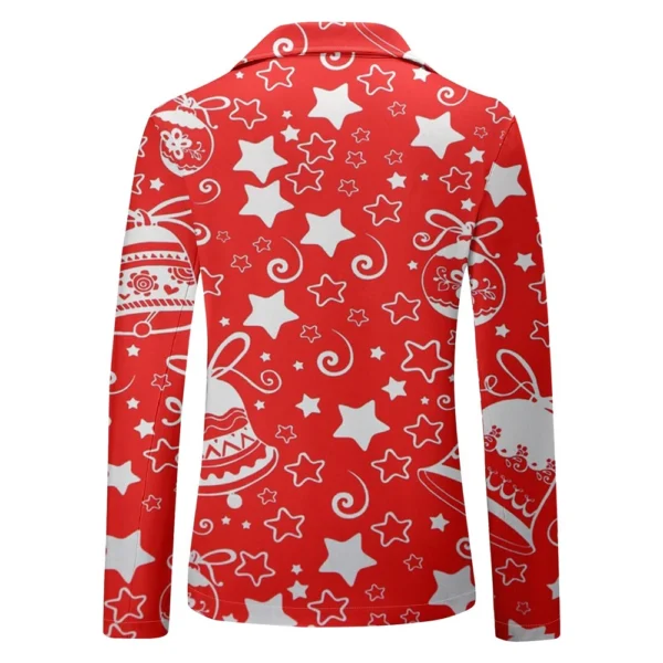 Unisex Winter Christmas Prints Suit Jackets Unisex Casual Fashion Button Jackets - Image 12