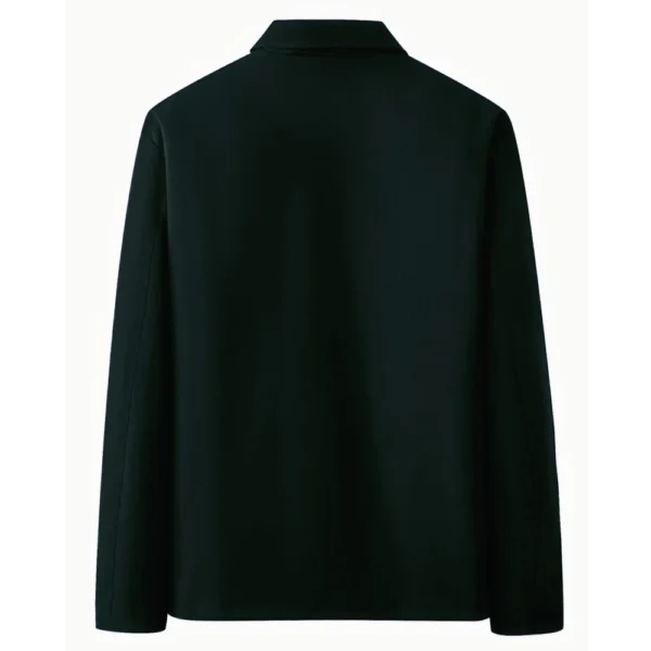 Mens Corduroy Casual Lapel Outdoor Solid Color Stylish Executive Jacket - Image 10