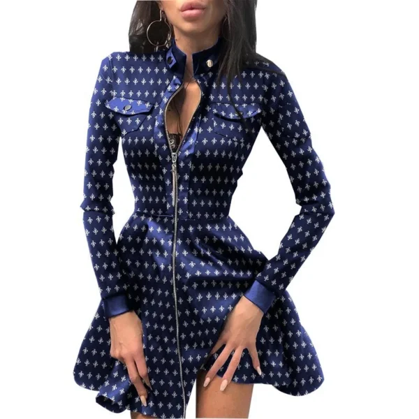 Split-waist dress woman lace-up - Image 20