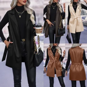 Women's Vest Cardigan Lapel Loose