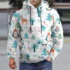 Men's Standing Collar Sweatshirt Is Outdoor Casual Sweaters Tops - Image 13