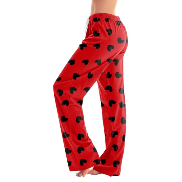 Women's Allover Printed Home Pants Sleeping Pajama Pants Long Pants Pajama - Image 16