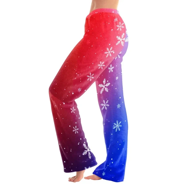Women's Halloween Printed Casual Pants Drawstring Elastic Waist Drawstring - Image 2