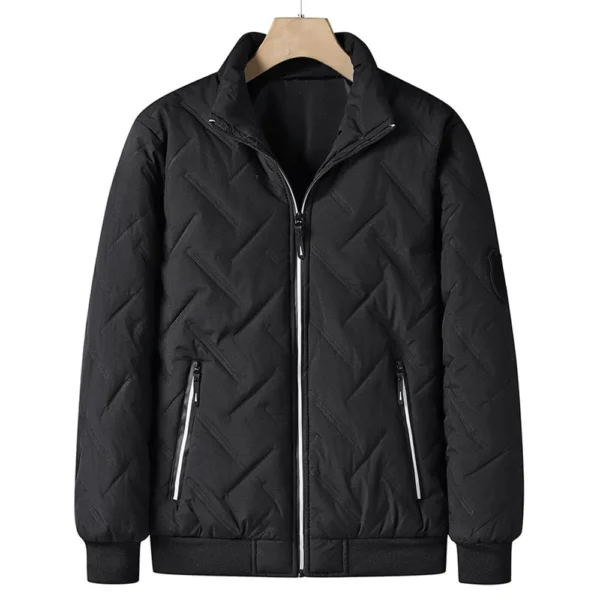 Men's Cotton-padded Fall And Winter Coat Warm And Thick Windproof Coat Stand-up - Image 13