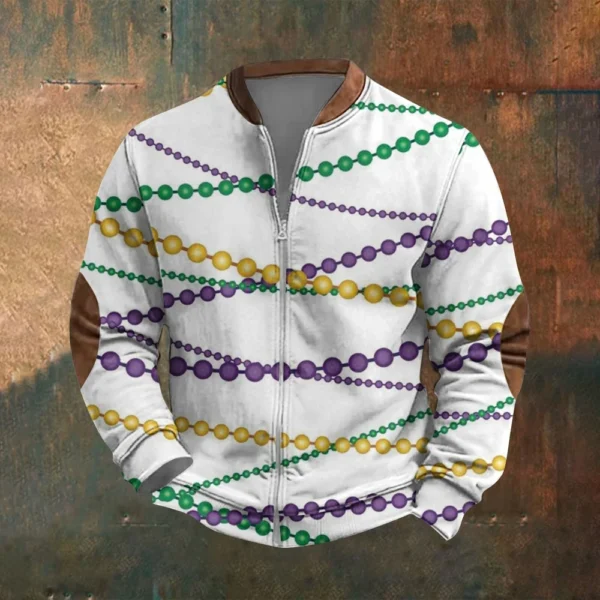 Men's Retro Casual Gradient Printed Sweatshirt - Image 28