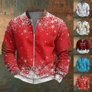 Men's Retro Casual Gradient Printed Sweatshirt
