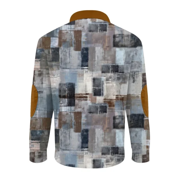 Men's Corduroy Cardigan 6-button Long-sleeved Sweatshirt - Image 10