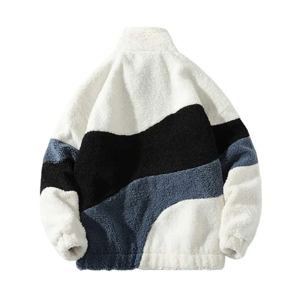 Mens Casual  Pocket Lambskin R Fashion  Cashmerematching Loose Warm - Image 9