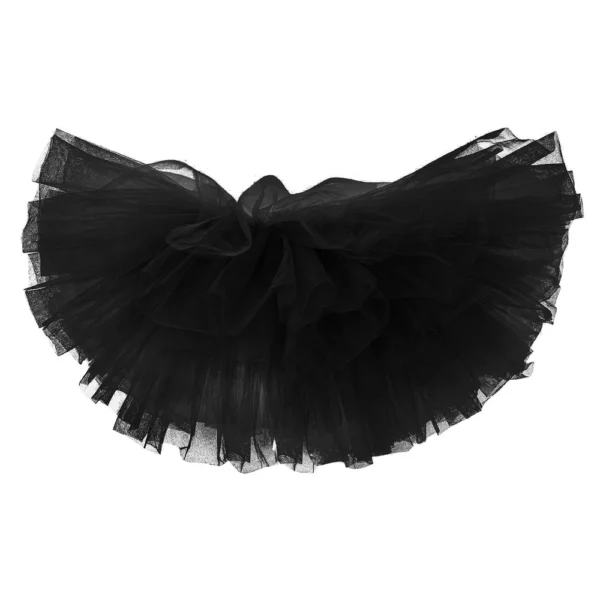 Women's Fashion Solid Color Half Skirt Party Ballet Puff Skirt Mesh Skirt - Image 17