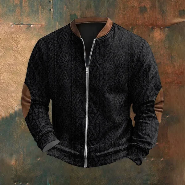 Men's Retro Casual Gradient Printed Sweatshirt - Image 13
