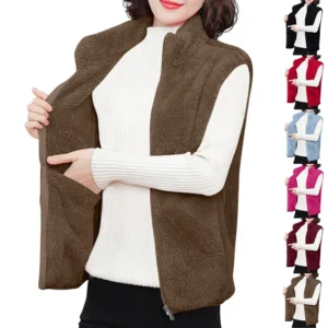 Women's Fall And Winter Temperament Double-Sided Velvet  Thickened And Padded