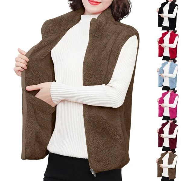 Women's Fall And Winter Temperament Double-Sided Velvet  Thickened And Padded