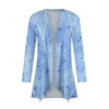 Women's Fashion Casual Vintage Floral Printed Mid-Length Cardigan Jacket - Image 11