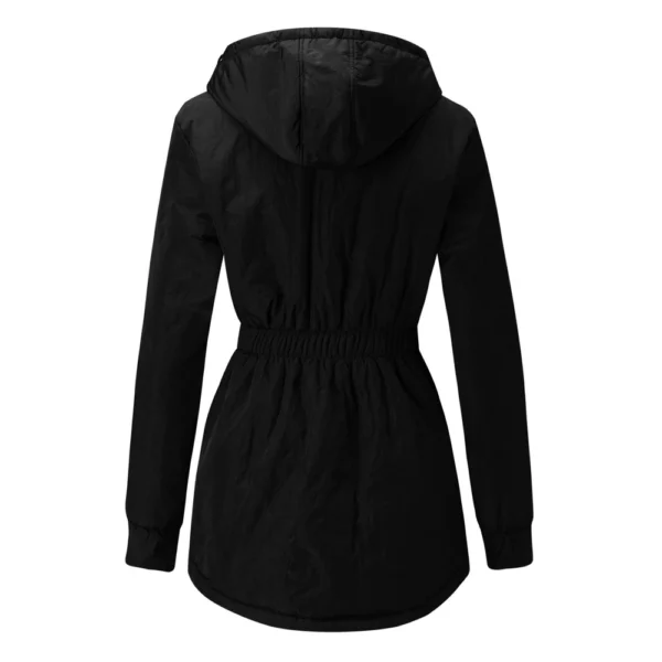 Women's Fashion Cotton-padded Coat Lamb Wool Cotton-padded Coat With Fleece - Image 12