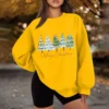 Women's Casual Fashion Long Sleeve Christmas Print Round Neck Sweatshirt Top - Image 48
