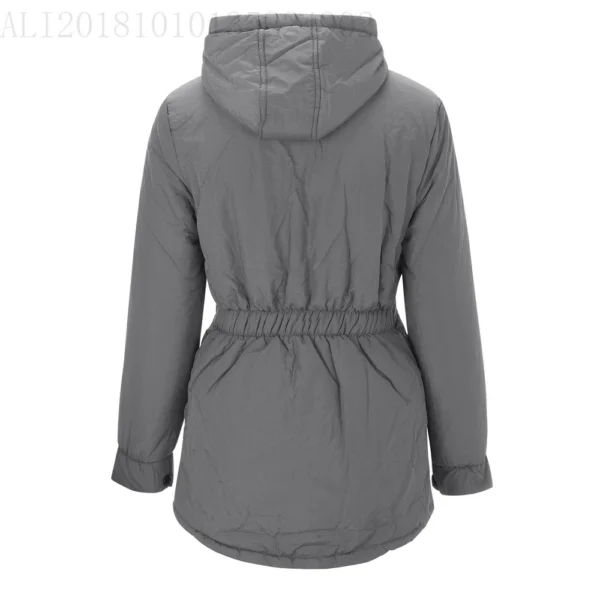Women's Fashion Cotton-padded Coat Lamb Wool Cotton-padded Coat With Fleece - Image 11