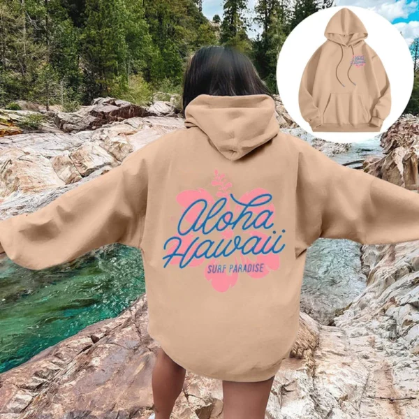 Women's Fashion Lightweight Long Sleeve with Pockets Pullover Hoodies - Image 16