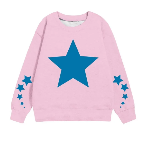 Women's Fashionable Loose Fitting Hooded Pullover, Long Sleeved Sportswear, - Image 28